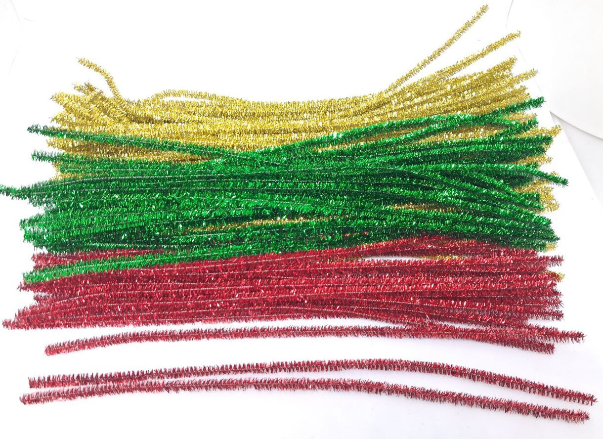 Сінель 300*6мм 1штука (13907) різнокольорова з люрексом, фото 1