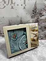 Набір для сауни та бані жіночий 3 предмети Туреччина на липучці блакитний