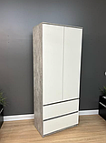 Шафа 2+2 без ручок «Дуб Тахо & Біла Аляска» з полицями, фото 10