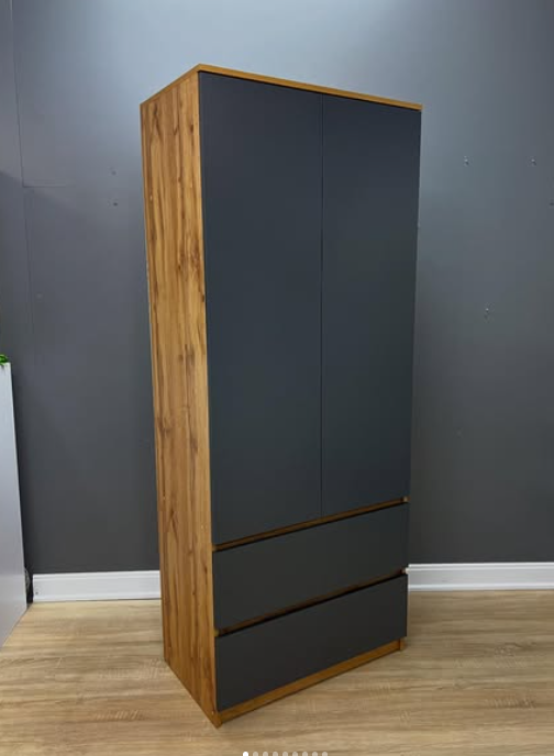 Шафа 2+2 без ручок з полицями, фото 1