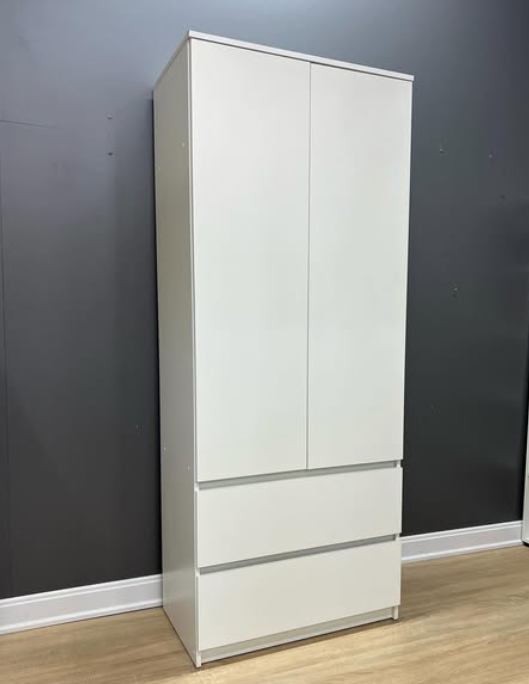 Шафа 2+2 без ручок з полицями, фото 1