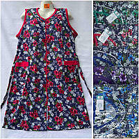 Халат жіночий на блискавці з коротким рукавом р-ри XL-5XL (мікс)"SHELLY" недорого від прямого постачальника