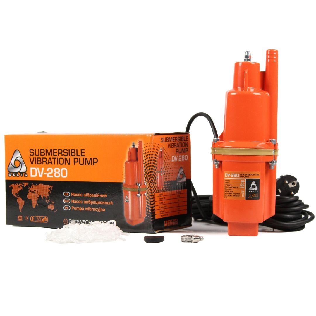 Вібраційний насос Delta DV-280 "малиш" з верхнім забіром, фото 1