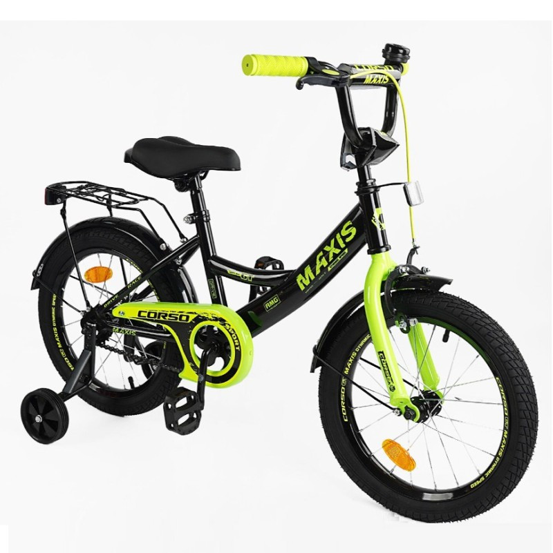 Дитячий велосипед Corso 16 дюймів двоколісний, фото 1