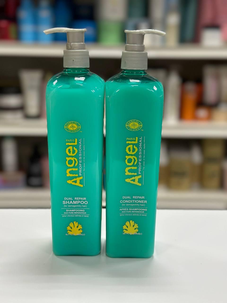 Відновлювальний набір для догляду за волоссям Angel Professional Dual Repair