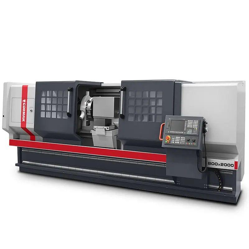 Токарний верстат по металу з ЧПУ CORMAK 800x2000, фото 1