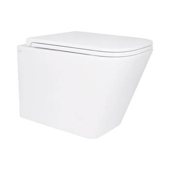 Унітаз підвісний Qtap Tern безободковый з сидінням Slim Soft-close QT1733052ERW