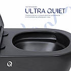 Унітаз підвісний Qtap Scorpio Ultra Quiet із сидінням із сидінням Soft-Close MATT BLACK QT14332380AMB, фото 5