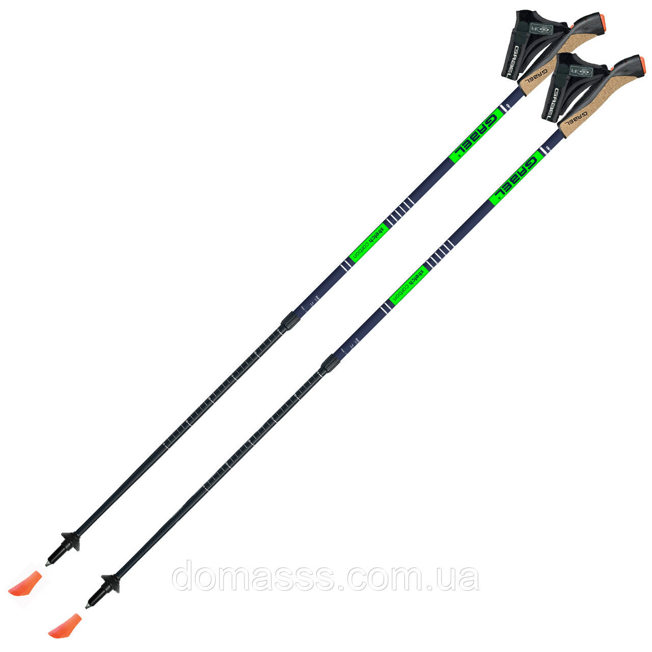 Палиці для скандинавської ходьби Gabel Stretch Carbon Lime (7008352640000), фото 1