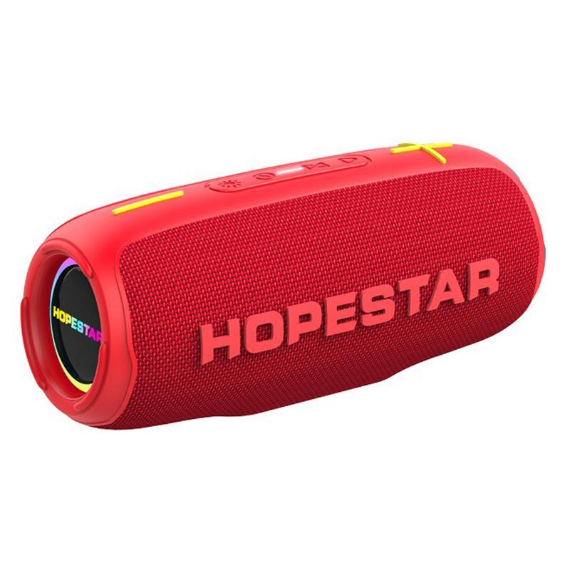 Портативна бездротова колонка Bluetooth Hopestar P26 PRO | 20 Вт, Bluetooth, TWS, FM, MP3, AUX, Mic| Червоний