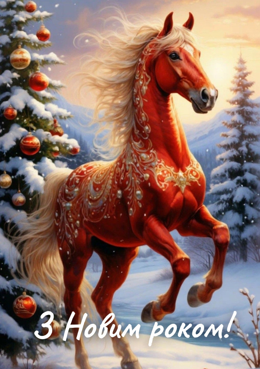 Вафельна картинка Символ 2026 року No3, фото 1