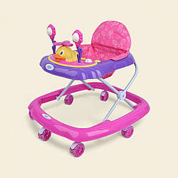 Ходунки Joy 4302 “Уточки” рожеві