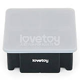 Форма для льоду, форма для шоколаду Lovetoy силіконова з кришкою 4 черепи 3x3 см, фото 3