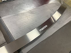 Накладки на бампер Mazda 6 II универсал с 2008- (NataNiko)