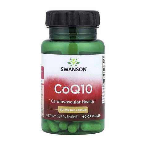 Swanson CoQ10 30 mg (60 caps), фото 1