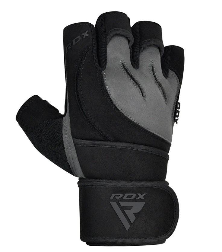 Рукавички для фітнесу RDX L4 Micro Gray/Black S