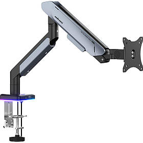 Настільне кріплення для монітора Anda Seat Stealth Pro II RGB 17''-42'' Titanium (AD-W-A9X-1S-BT) [123489]