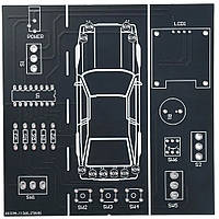 Набір для самостійного складання та паяння Симулятор водіння автомобіля  Чорний Хіт продажу!