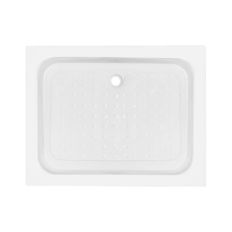 Душовий піддон KAPIELKA ST100x80х14 низький, прямокутний, діаметр зливу 52 мм Lidz, фото 1