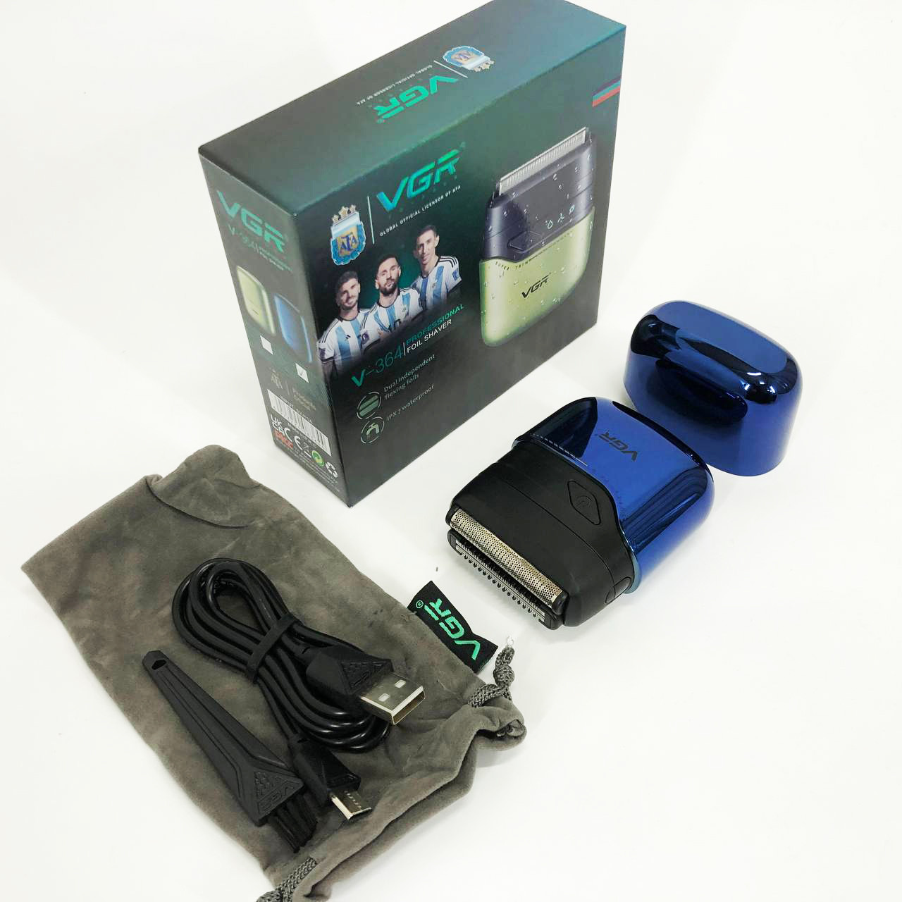 Електробритва для професійного гоління VGR, Електрична чоловіча бритва для бороди LI-79, фото 1
