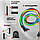 Набір стрічок еспандерів 5 штук, Еспандер трубчастий одножильний, Резинка еспандер для фітнесу supretto KS-48, фото 5