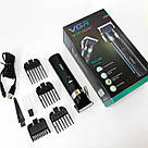 Машинка для стрижки посіченого волосся VGR, Тример для стрижки волосся потужний, Тример бездротовий LO-11, фото 3