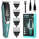 Машинка для стрижки волосся потужна, Тример з регульованою довжиною, Машинка для стрижки від акб SQ-37, фото 8