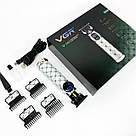 Малошумна машинка для стрижки волосся, Хороший бездротовий тример, Тример з насадками різної довжини AB-97, фото 7