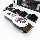 Машинка для стрижки з насадками бездротова VGR, Домашня машинка акумуляторна для стрижки волосся TO-80, фото 2