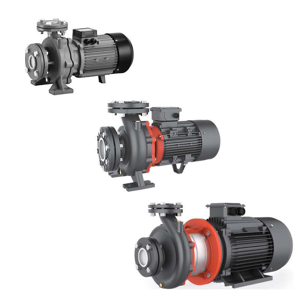 Насос відцентровий горизонтальний 380 В 7.5 кВт H 27 (23)м Q 2000(1417) л/хв LEO 3.0 XST65-125/75 (7716023), фото 1