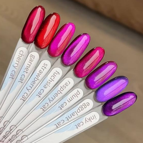 Гель лак GeliX Сherry cat, 8мл вишня, фото 1