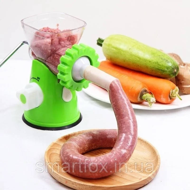 М'ясорубка ручна MG-506 насадка для ковбаски