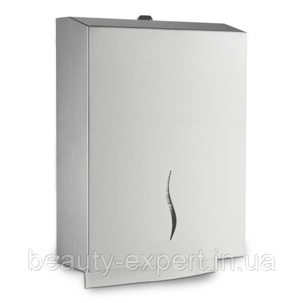 Настінний диспенсер-тримач для листових рушників V-типу (300 листів), фото 1