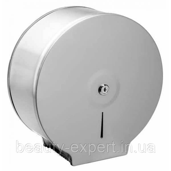 Навісний диспенсер для туалетного паперу Джамбо нержавіюча сталь, фото 1