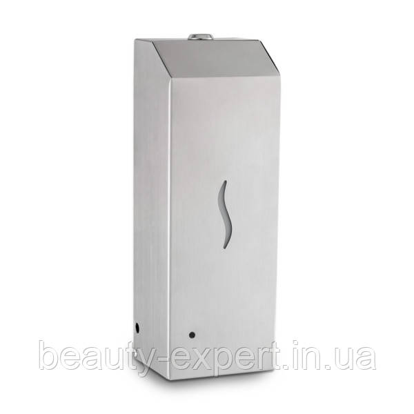 Сенсорний диспенсер універсальний для рідкого мила та дезинфікуючих засобів колір металік, фото 1