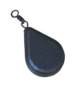 Грузило Carp Expert Крапля плоска з вертлюгом 80г (1шт.)