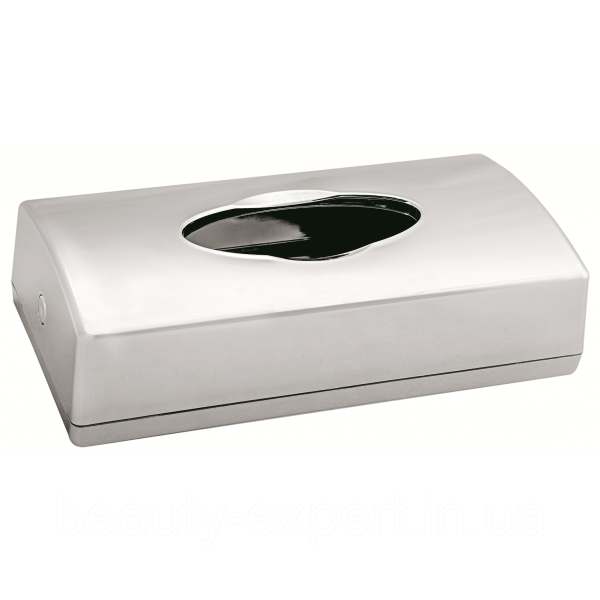 Тримач для серветок для обличчя сірий пластиковий, фото 1