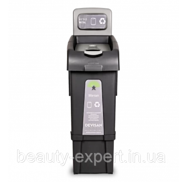 Контейнер для сортування сміття 80 л Fantom урна для роздільного збору відходів (метал), фото 1