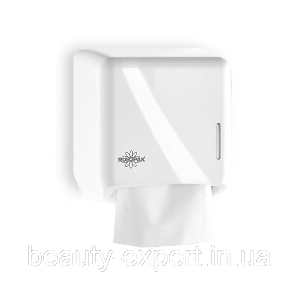 Диспенсер (міні )для листового туалетного паперу пластиковий настінний, фото 1