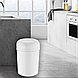 Корзина відро для сміття Elite 15 л білий пластик, фото 2