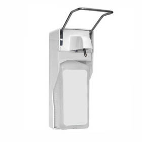 Дозатор для мила та дезинфікуючих засобів настінний ліктьовий