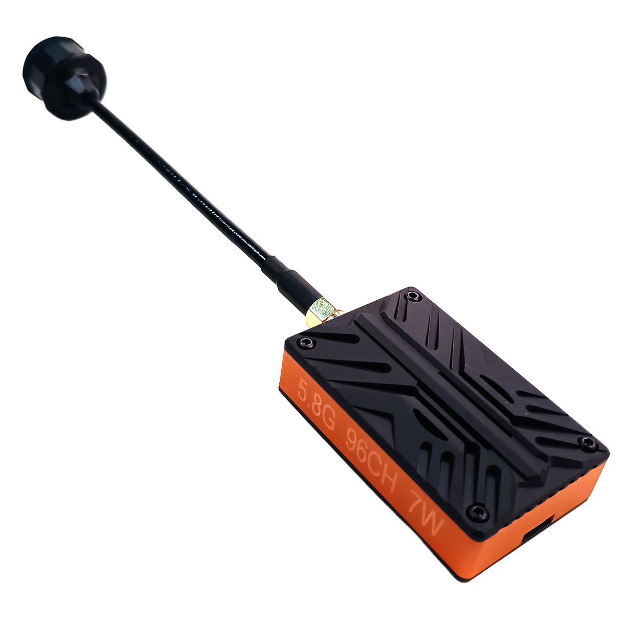 Kimpok KP-T5870 FPV передавач 4.9-6GHz 7 W (4 рівні) 80Ch (4990-5945MHz) для дронів, AV-вхід, 7-36V