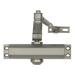 Доводчик для дверей Шерлок B3D ширина дверей 950 мм вага 40-65 кг срібло