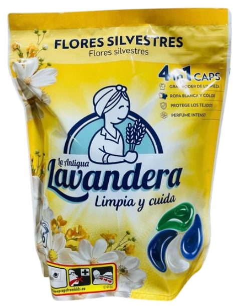 Капсули для прання La Antigua Lavandera польові квіти (46 шт), фото 1