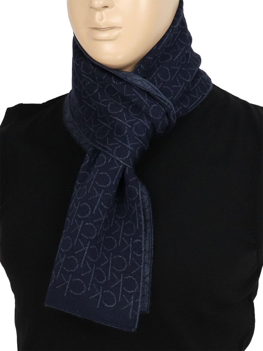Стильний чоловічий шарф CK:200 d.blue, фото 1