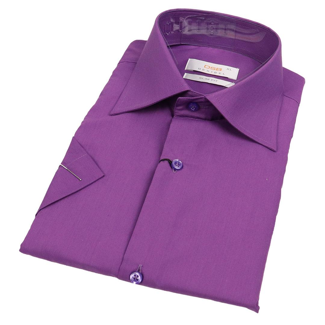 Приталена чоловіча сорочка Desibel 31195 Slim K, фото 1