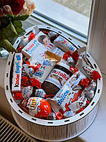 Подарочный бокс с сладостями, Подарочный набор, Киндер Сюрприз, Подарок ребенку, девушке или маме