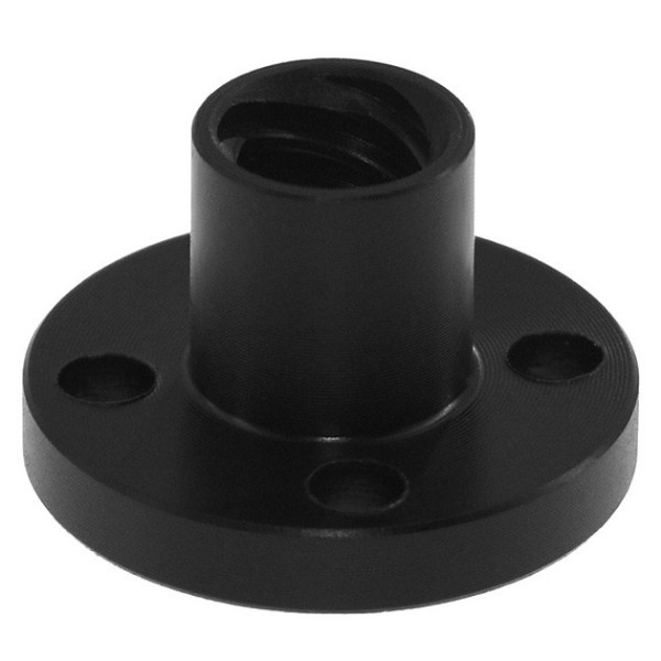 Гайка на T8 ходовий гвинт Z-осі 3Д-принтера, 1-західна, Крок 2 мм, POM пластик, Кругла / Ходова гайка, фото 1