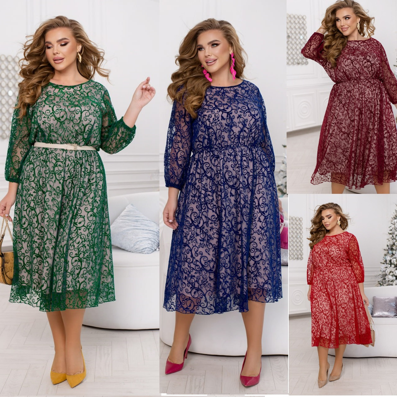 Стильна святкова сукня великі розміри і норма(р.46-68), фото 1