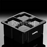 Форма для льоду, форма для шоколаду Lovetoy силіконова з кришкою 4 черепи 3x3 см, фото 9